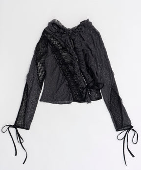 Lace Docking Frill Cardigan