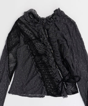 Lace Docking Frill Cardigan