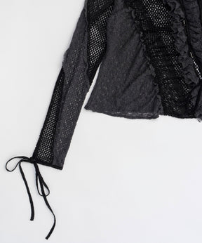 Lace Docking Frill Cardigan