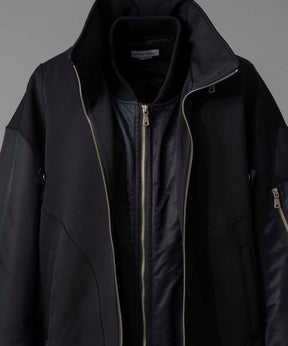 【24AW PRE-ORDER】Prime-Over Docking Stand Collar Blouson