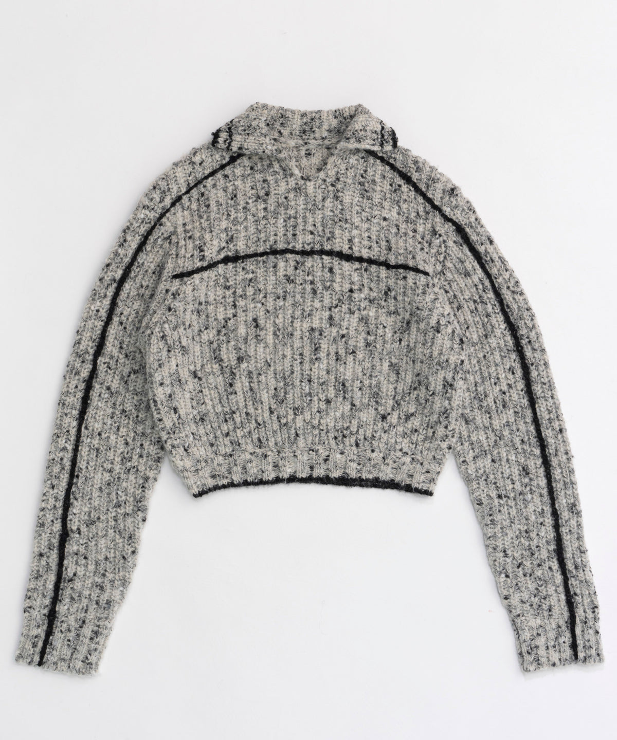 Nep Yarn Linking Knit Tops