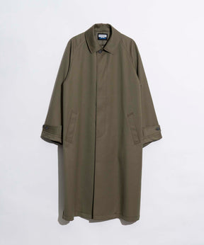 Prime-Over Wool Chambray Balmachan Coat