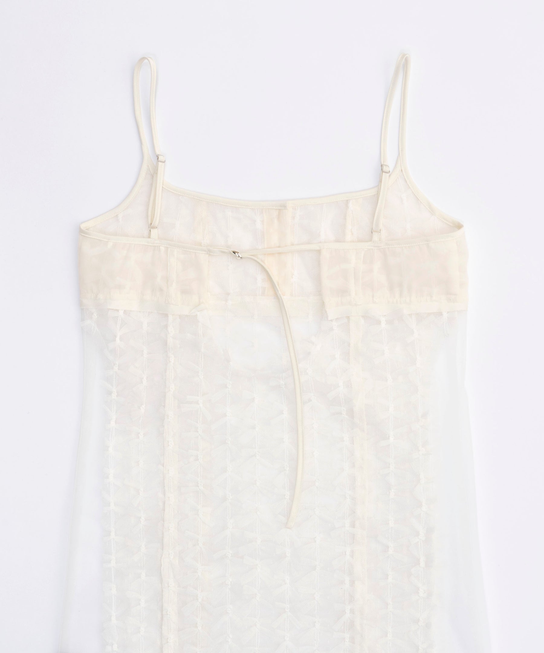 Tulle Ribbon Camisole Dress