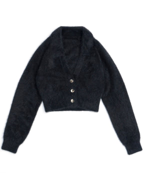 Fox Cashmere Knit Cardigan