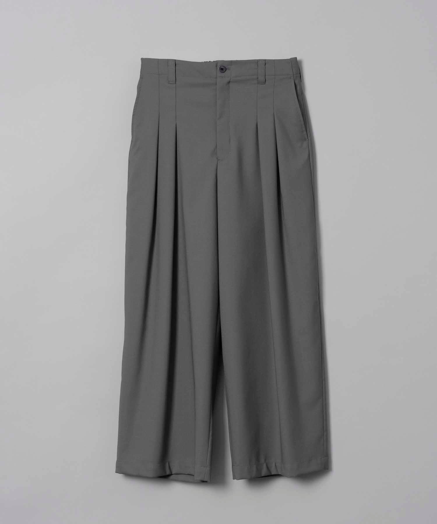 CORDURA Wool Tow-Tuck Wide Pants