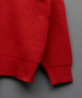 Prime-Over  Rib Crew Neck Knit Pullover