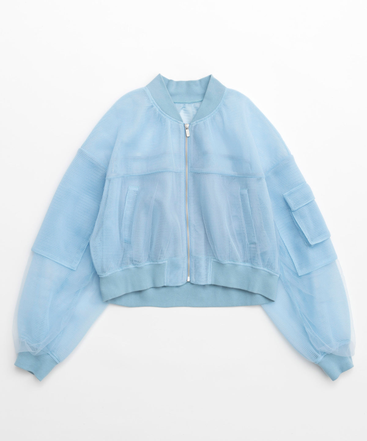 【SALE】Tulle Layered Blouson