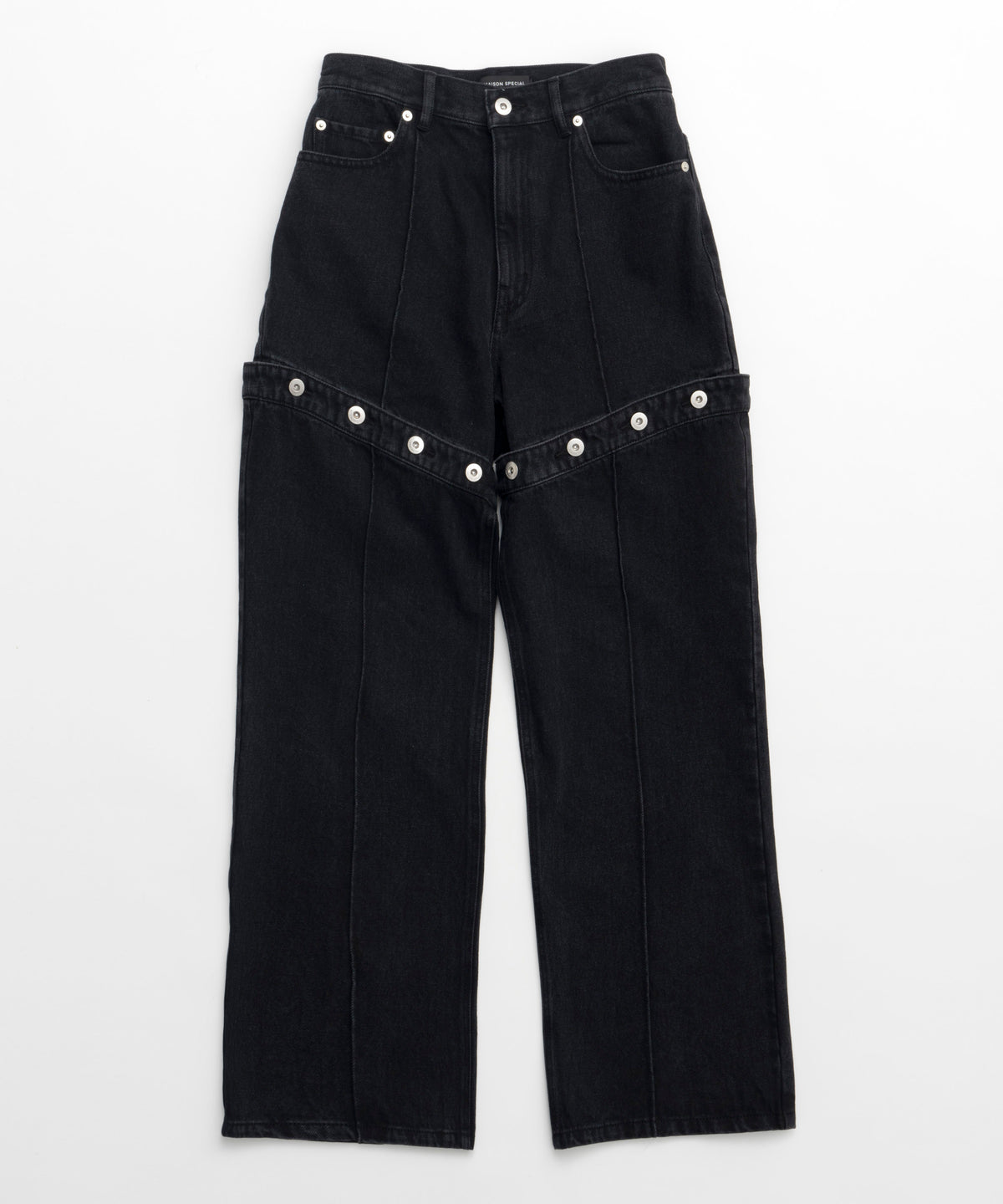 【SALE】Button Slit Denim