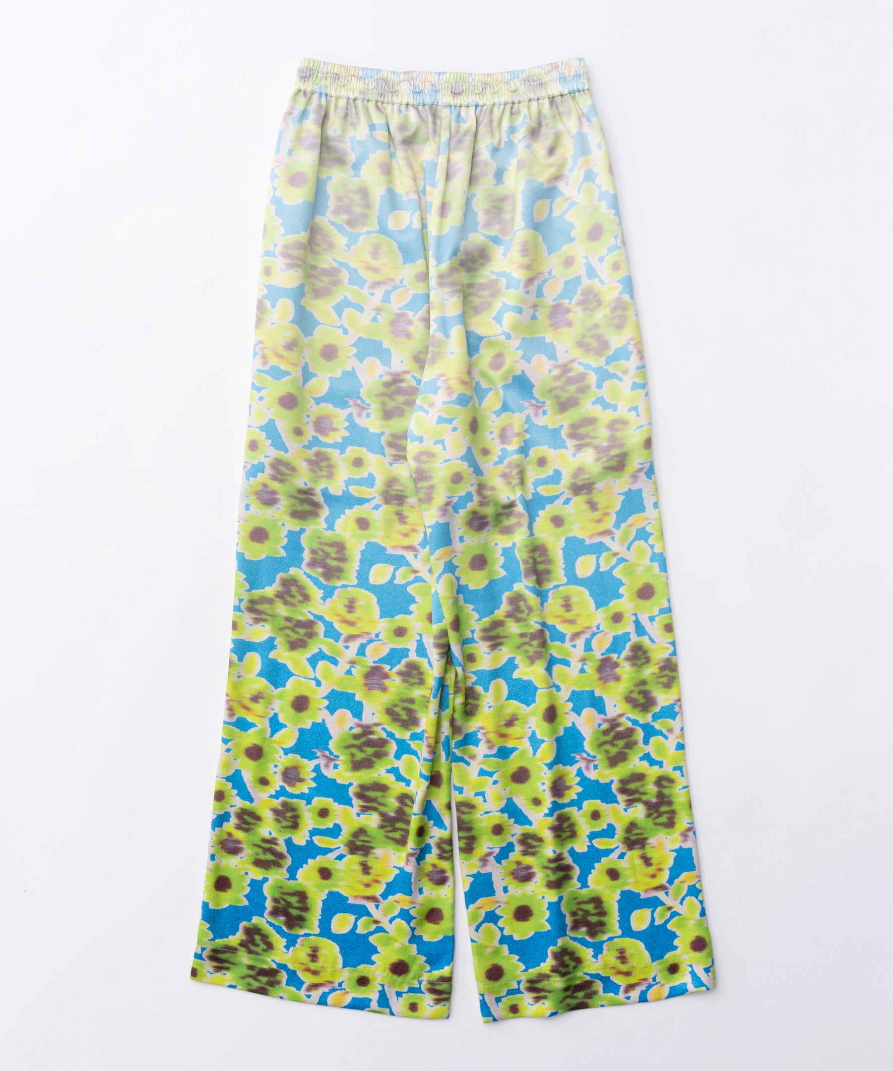 【SALE】Gradation Flower Pattern Easy Pants