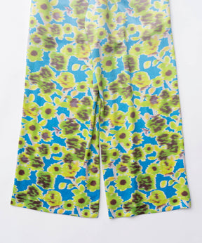 【SALE】Gradation Flower Pattern Easy Pants