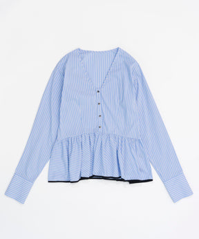 Edge Trim Ruffle Shirt