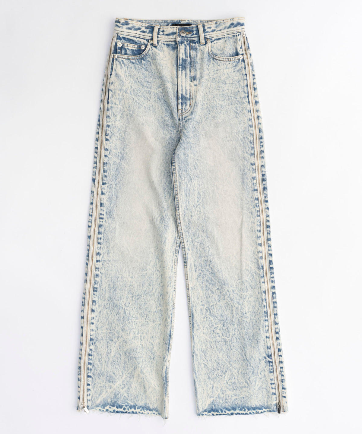 Side Long Zip Denim