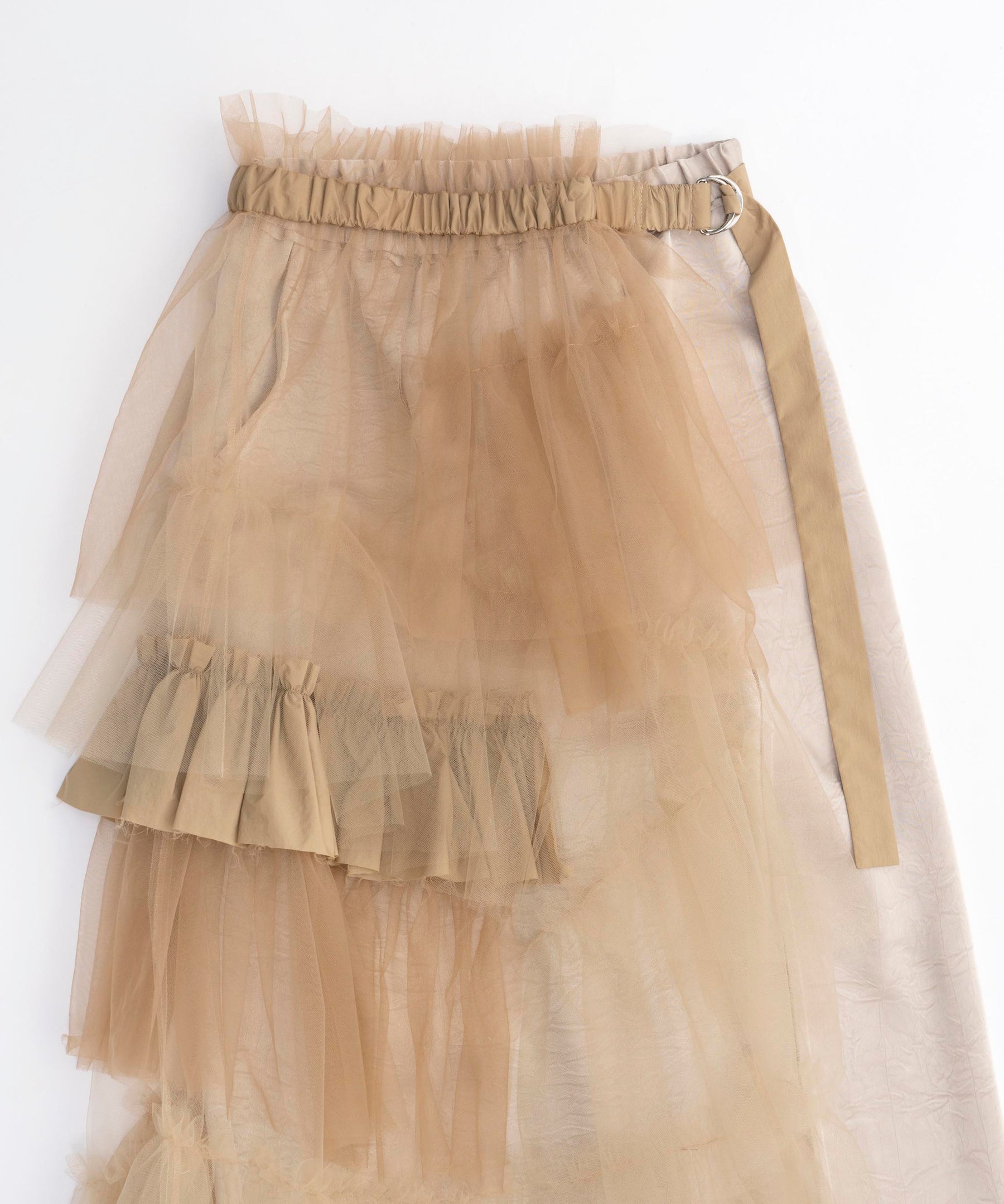 Raffle Tulle Layered Wrap Skirt