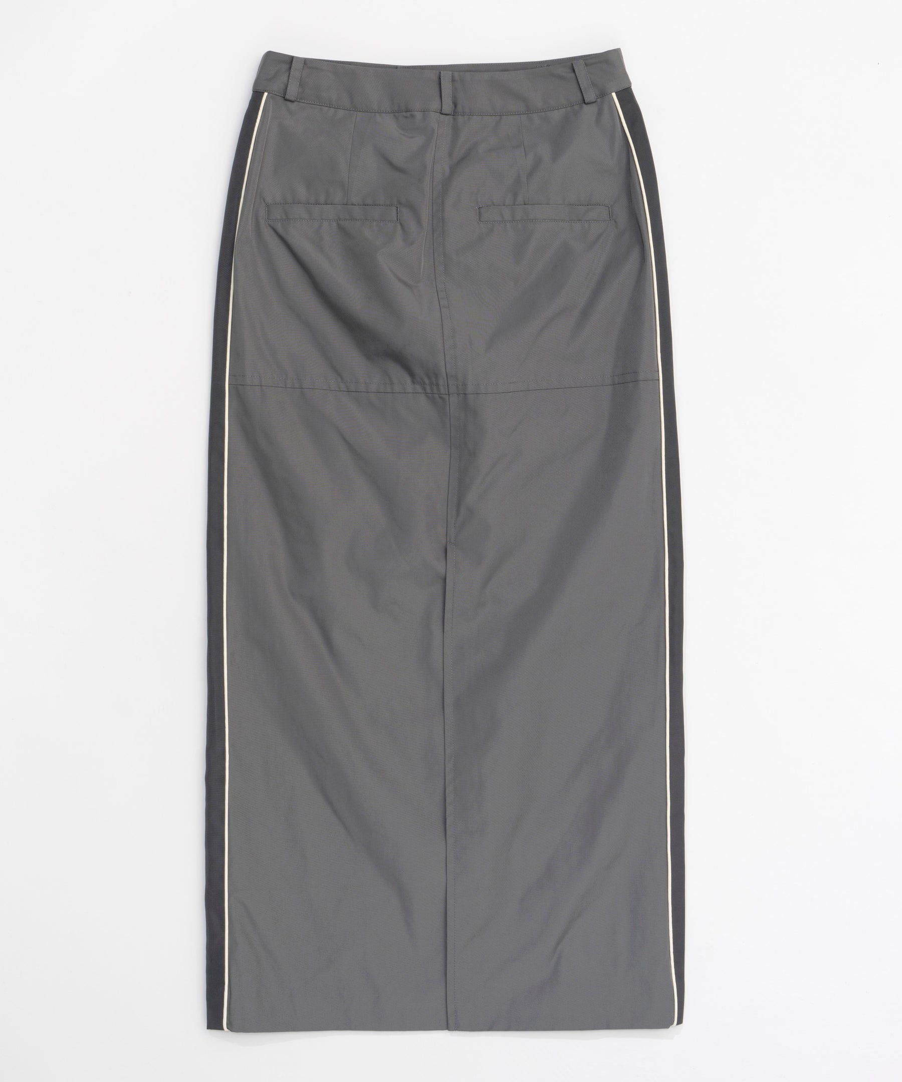 Side Line Oxford Maxi Skirt