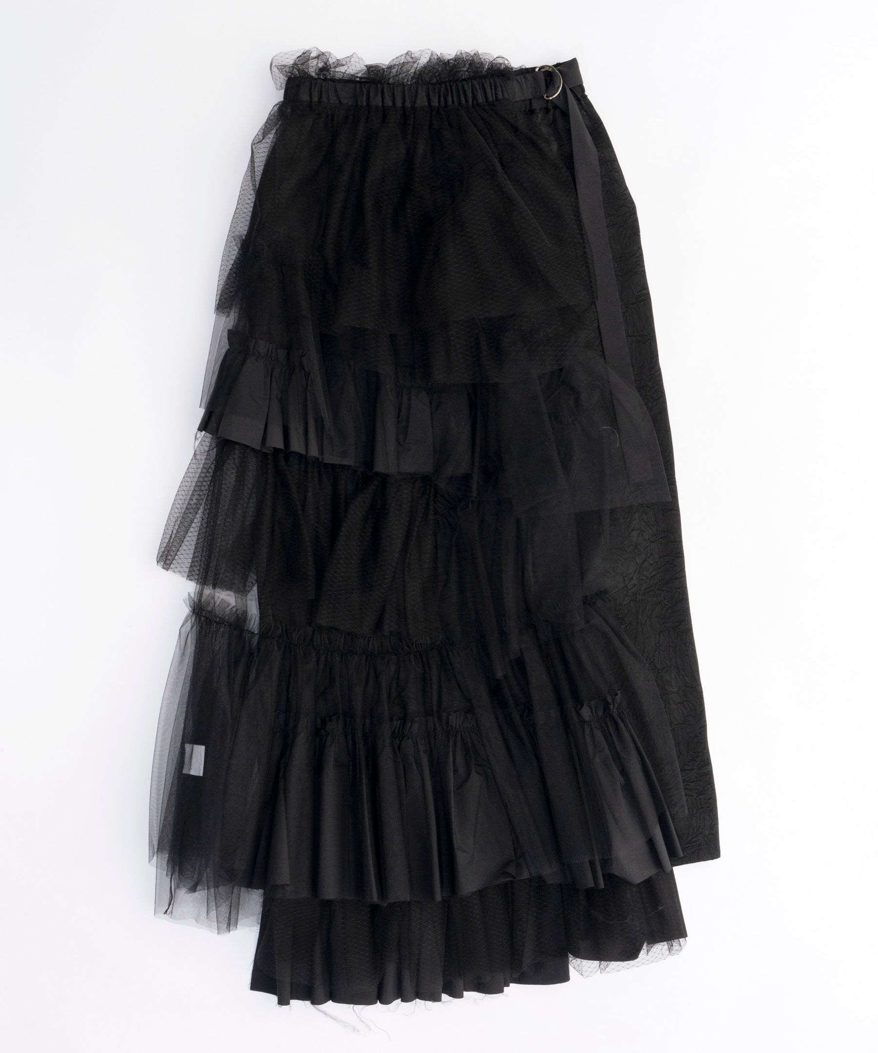 Raffle Tulle Layered Wrap Skirt