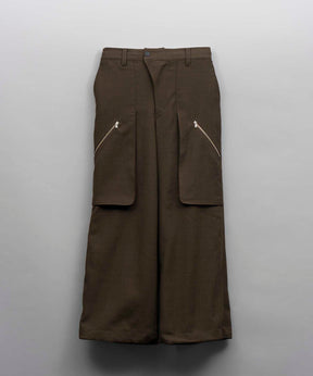 Wrap Cut Wide Cargo Pants