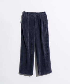 TAKEMI Wide Corduroy Tow-Tuck Wide Pants