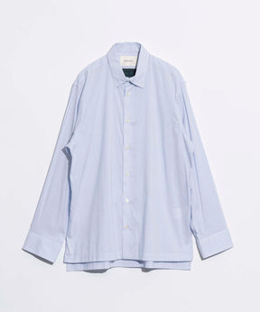 【SALE】【Italian Dead Stock Fabric】Dress-Over Square Cut Shirt