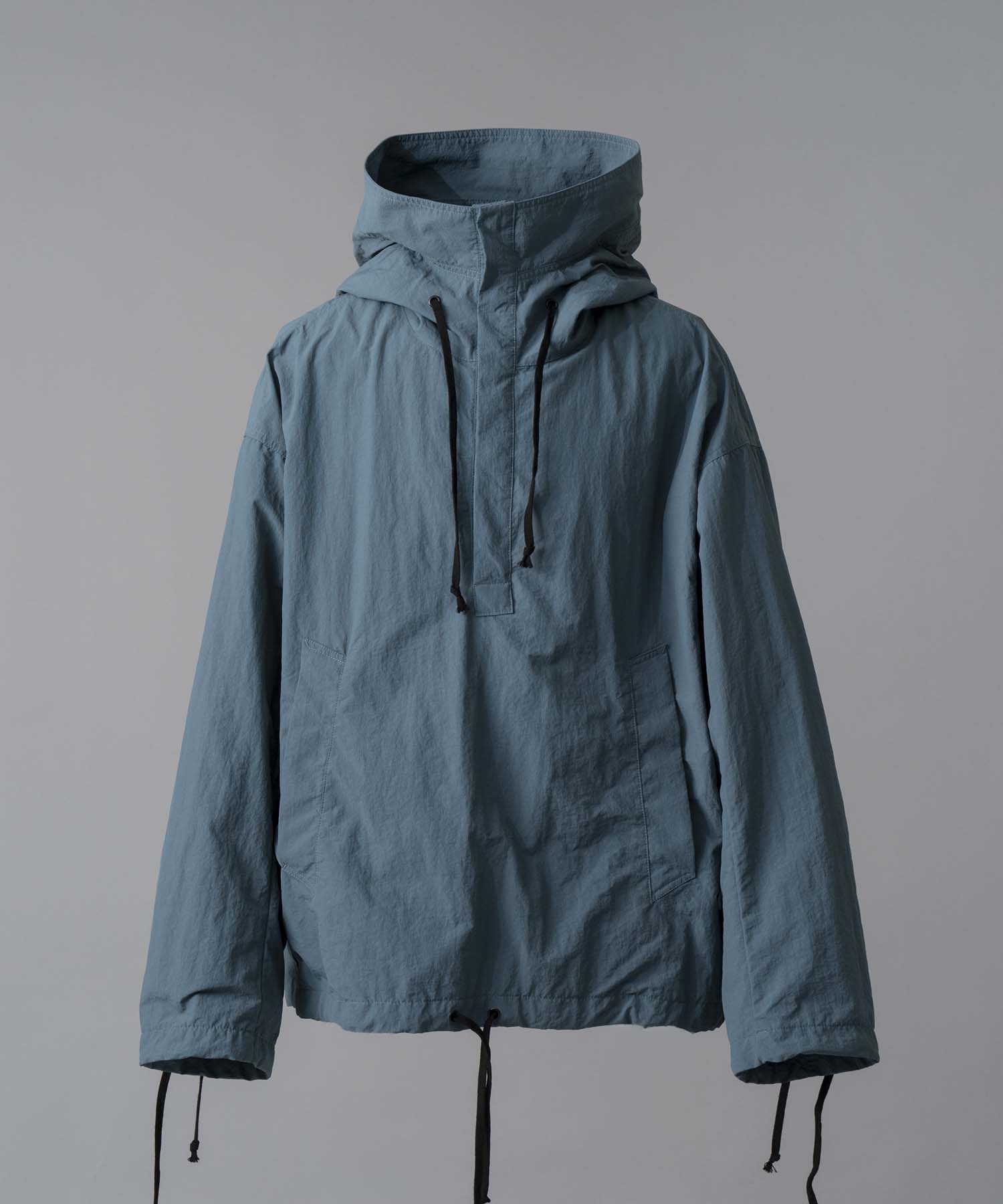 【PRE-ORDER】Washed Nylon Prime-Over Anorak Hoodie