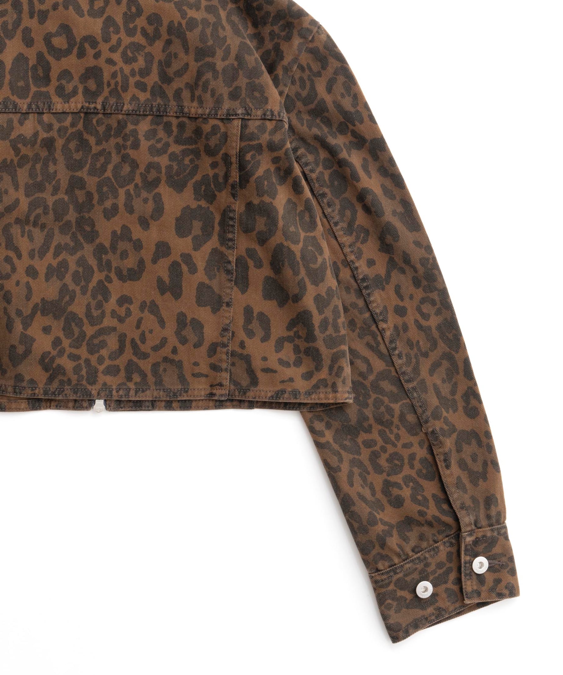 Leopard Compact Silhouette Jacket