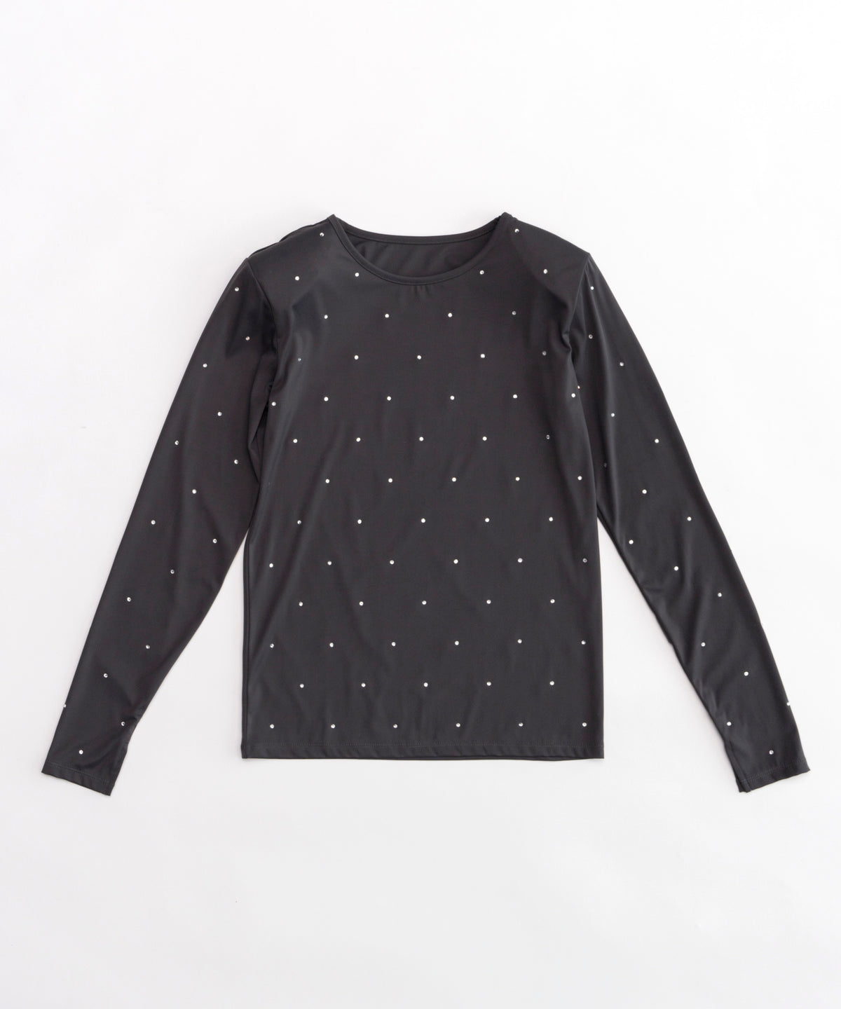 【SALE】Rhinestone Skin Top