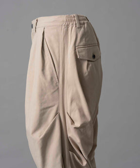 【24AW PRE-ORDER】Prime-Wide Random Tucks Parachute Pants