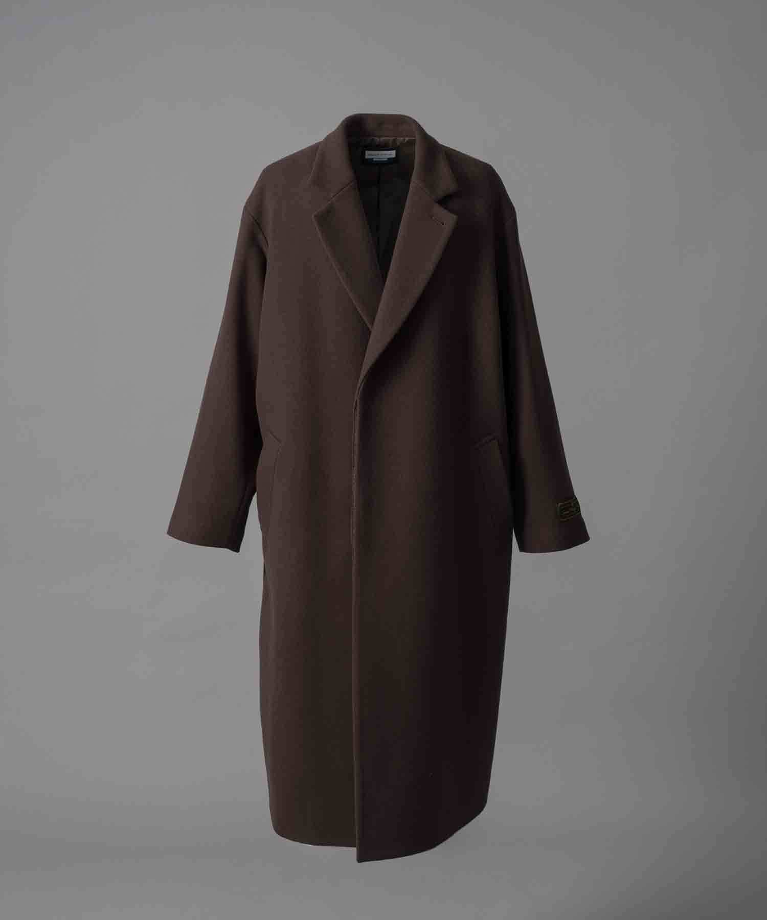 【24AW PRE-ORDER】Super170s Prime-Over Melton Chesterfield Coat