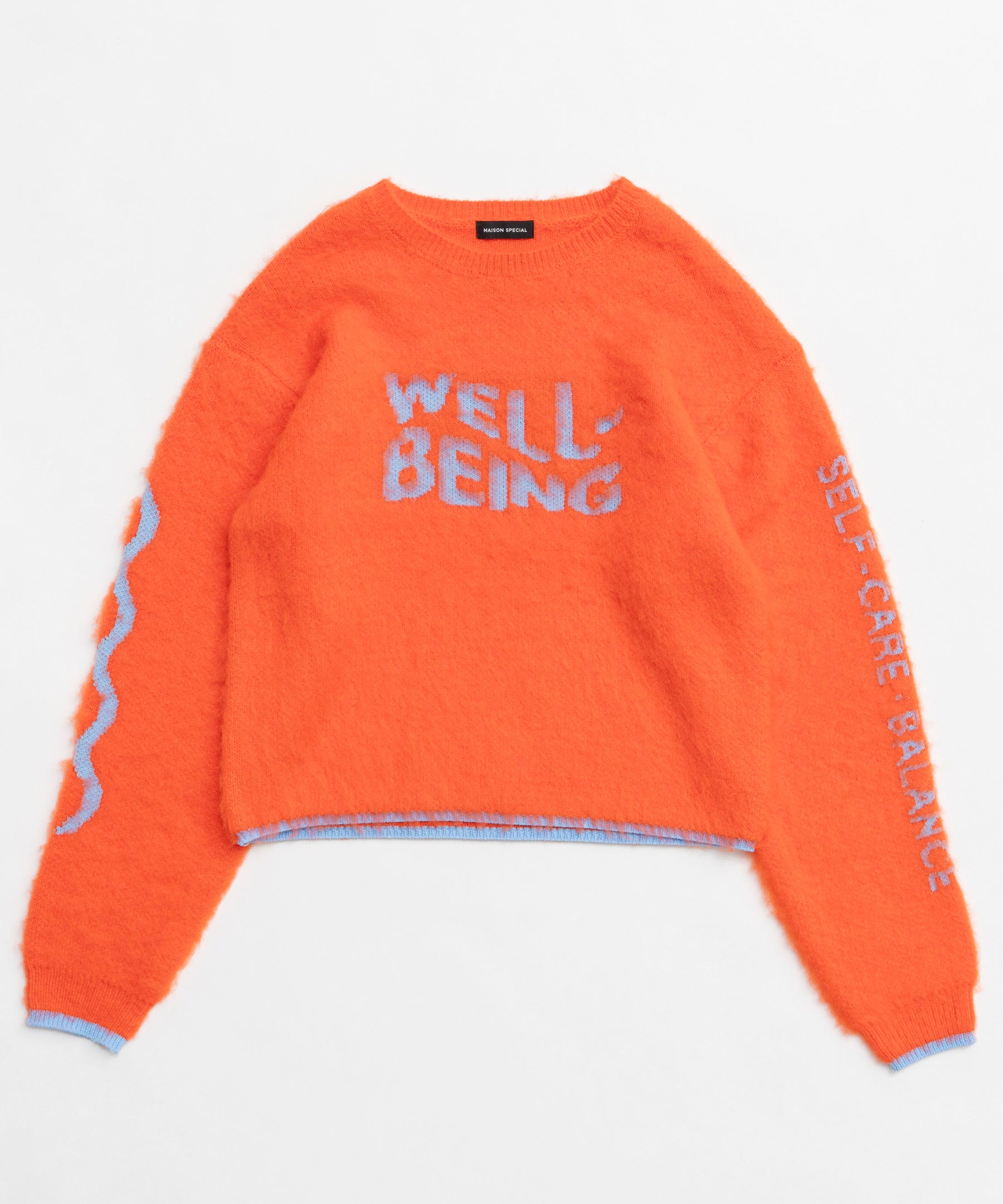 【PRE-ORDER】WELLBEING Logo Jacquard Knit Sweater