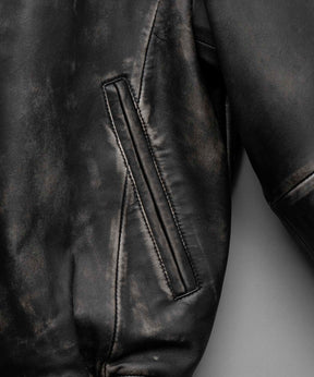 Sheep Leather Prime-Over Stadium Jacket