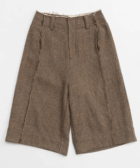 【24WINTER PRE-ORDER】Wool Wide Shorts