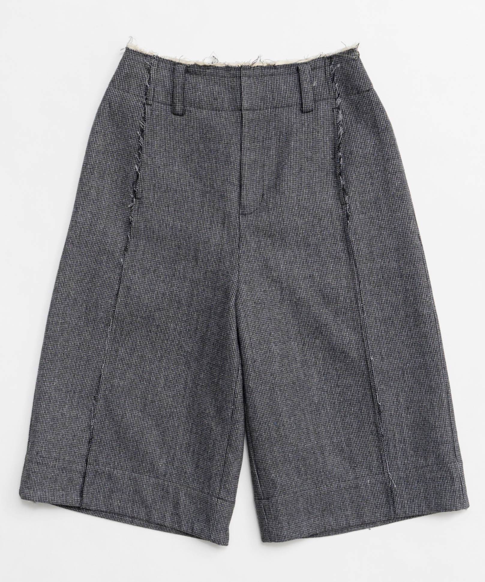 【24WINTER PRE-ORDER】Wool Wide Shorts