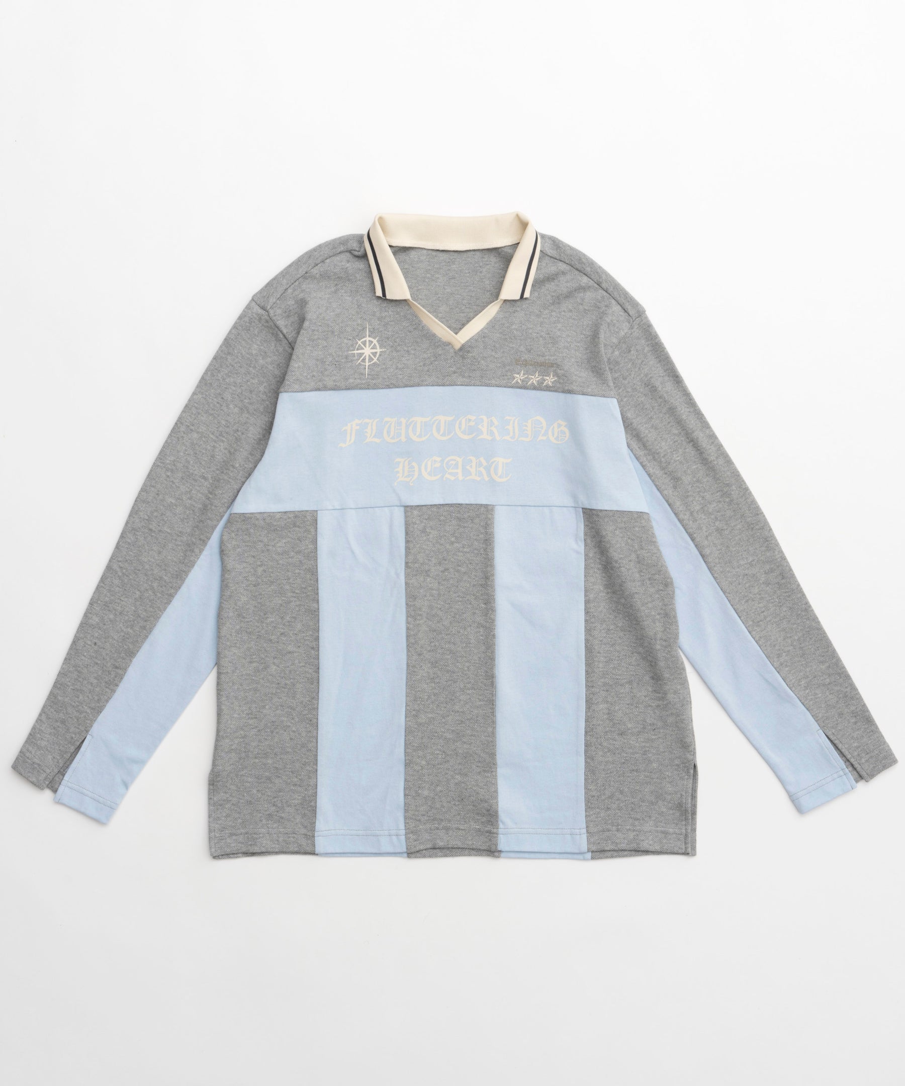 Fruttaring Heart Stripe Long Sleeve T-shirt