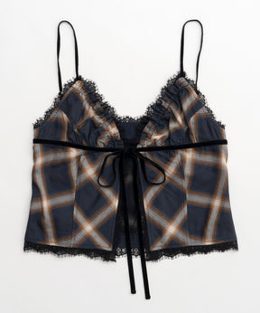 Checkered Lingerie Bustier