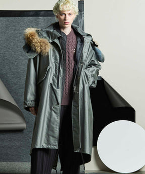 【24AW PRE-ORDER】Prime-Over M-65 Mods Coat Combined With MA-1 Flight Jacket