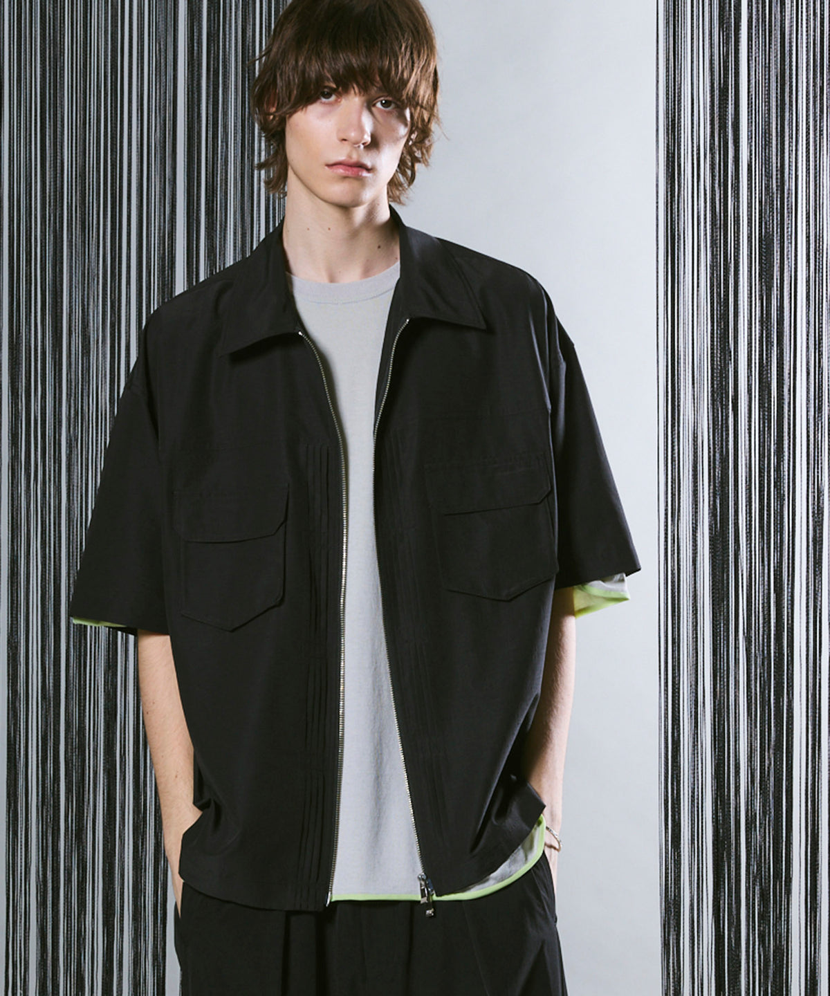 Prime-Over Short Sleeve 2nd Zip Shirt