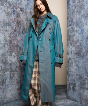 120/2/2 Suvin Cotton Gabardine Prime-Over Trench Coat