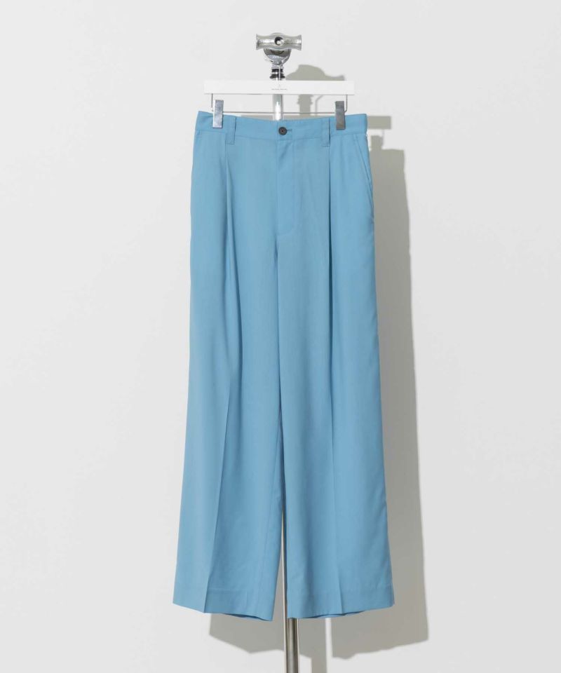 REDA ACTIVE Washable Wool One-Tuck Wide Pants