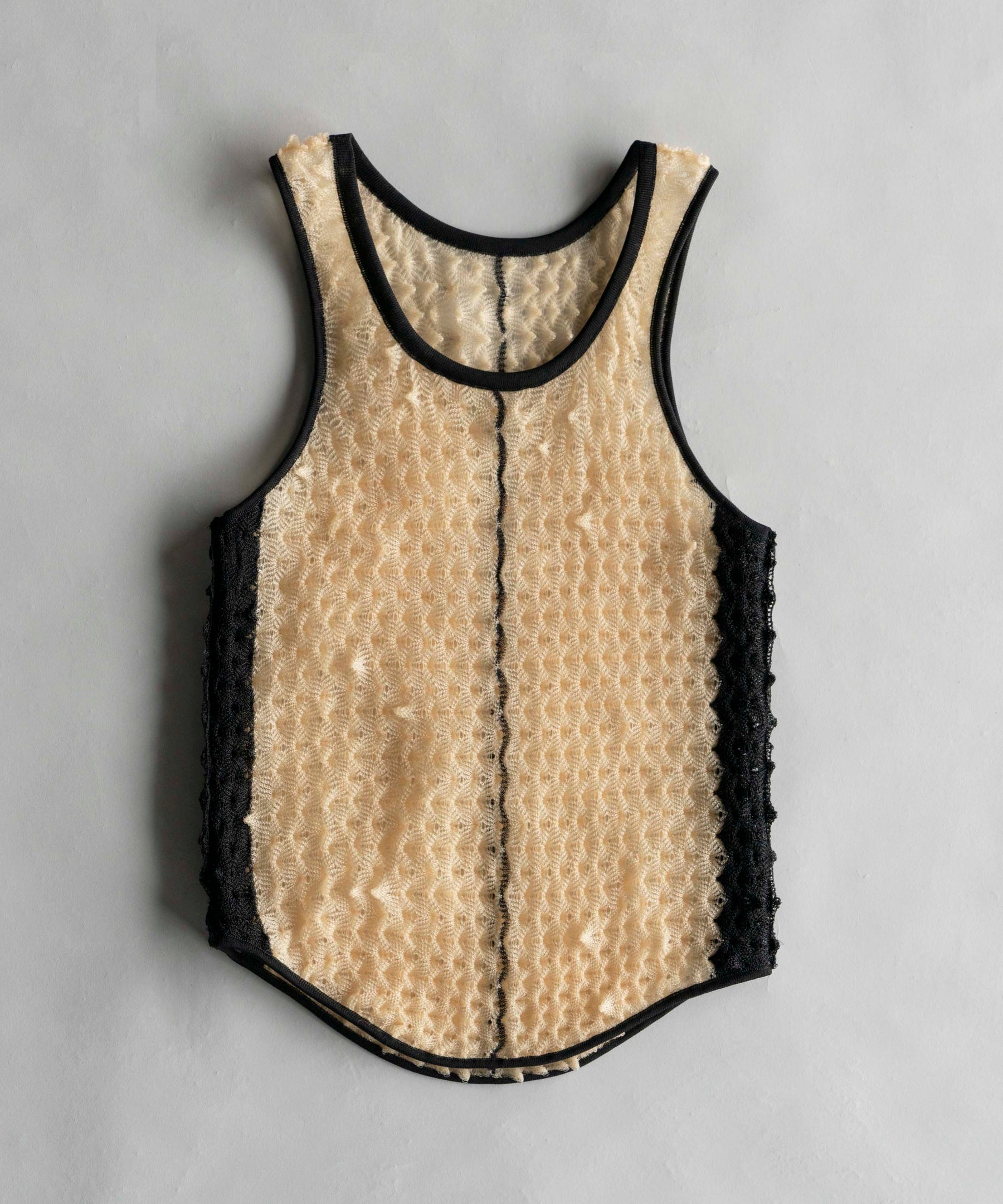 【SALE】Togetoge Sheer Knit Tank Top