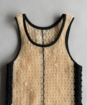 【SALE】Togetoge Sheer Knit Tank Top