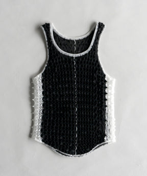 【SALE】Togetoge Sheer Knit Tank Top