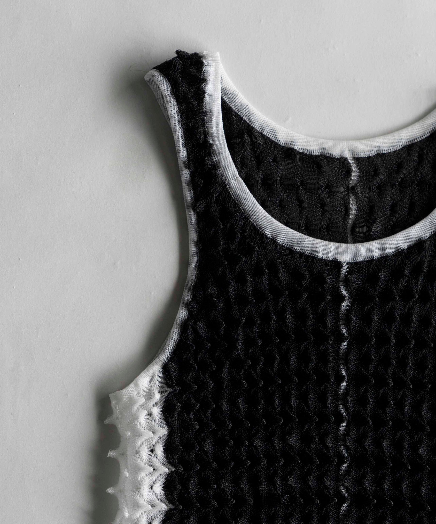 【SALE】Togetoge Sheer Knit Tank Top